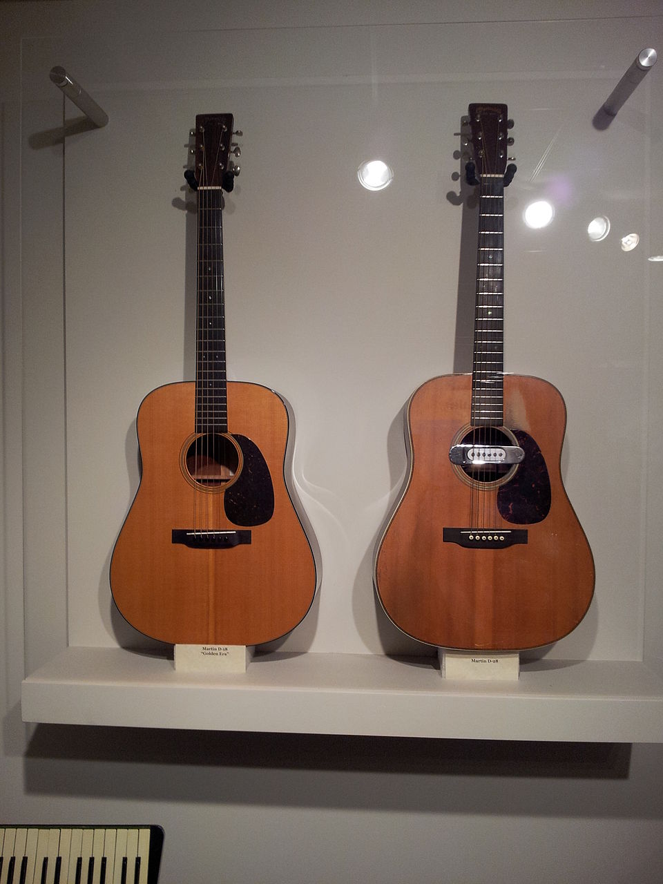 Martin D-18 Golden Era, Martin D-28 acoustic guitars, Museum of Making Music.jpg