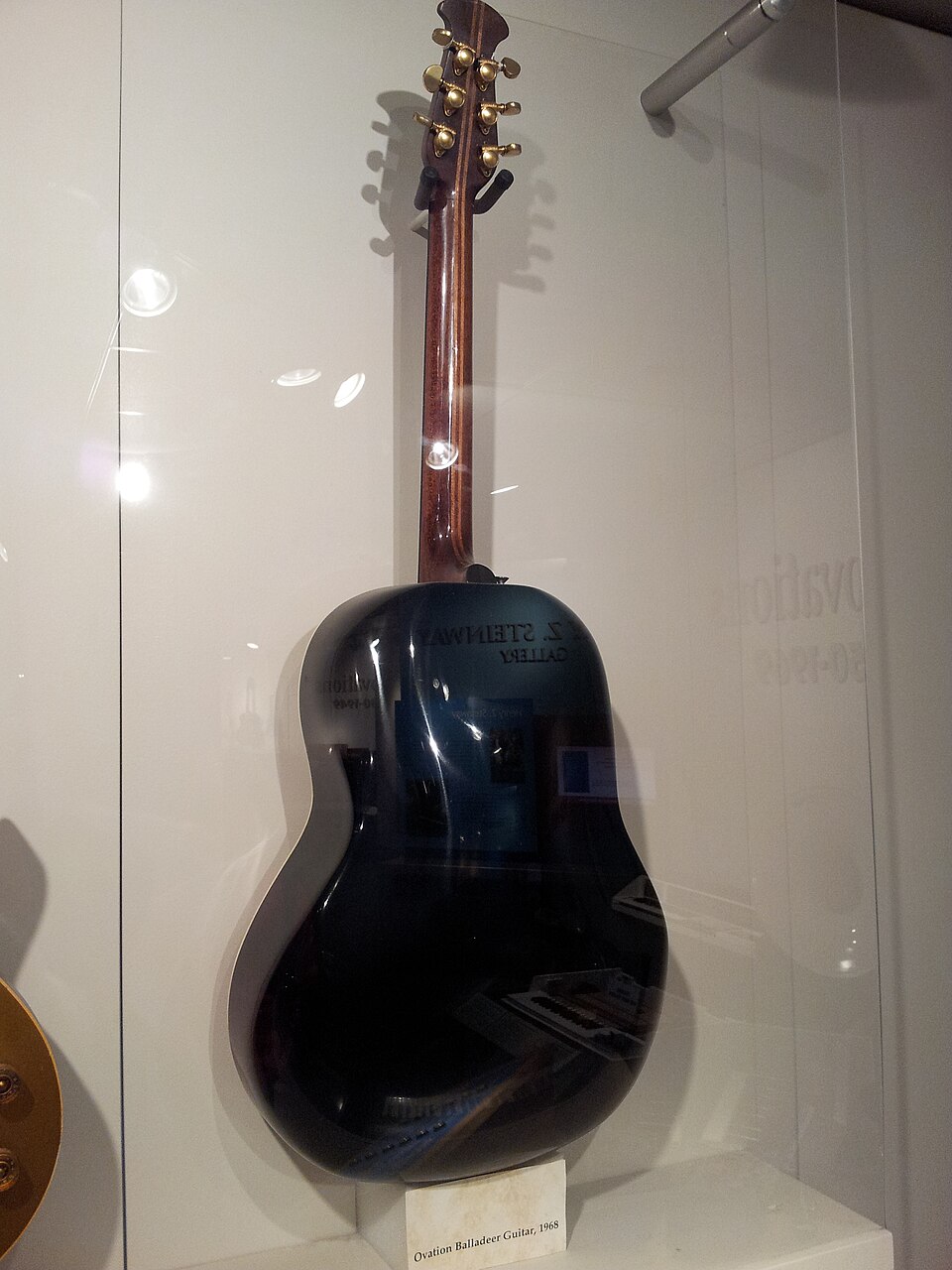 Ovation Balladeer Guitar (1968) fiberglass round-back, Museum of Making Music.jpg